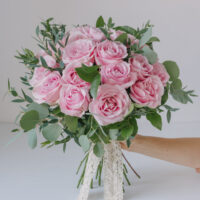 Buchet Cu Trandafiri Roz