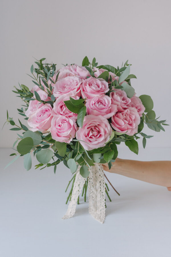 Buchet Cu Trandafiri Roz