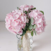 Buchet De Flori Cu Hortensii Roz