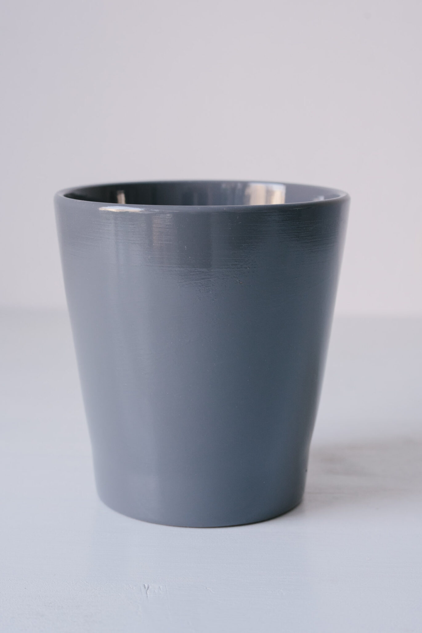 Vas Ceramic Gri Deschis Pentru Orhidee Phalaenopsis