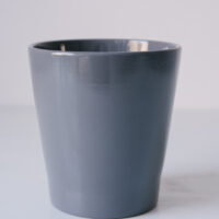Vas Ceramic Gri Deschis Pentru Orhidee Phalaenopsis