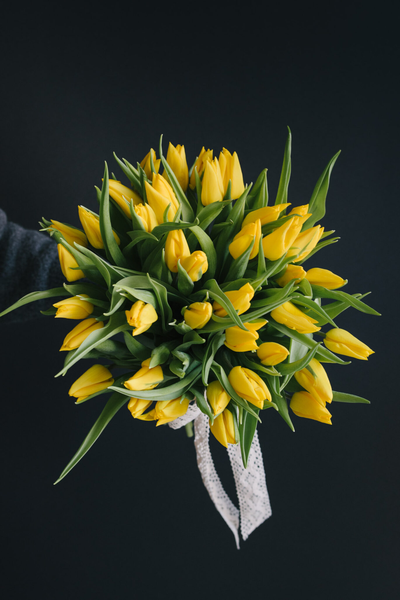 Buchet De Flori Din Lalele Galbene