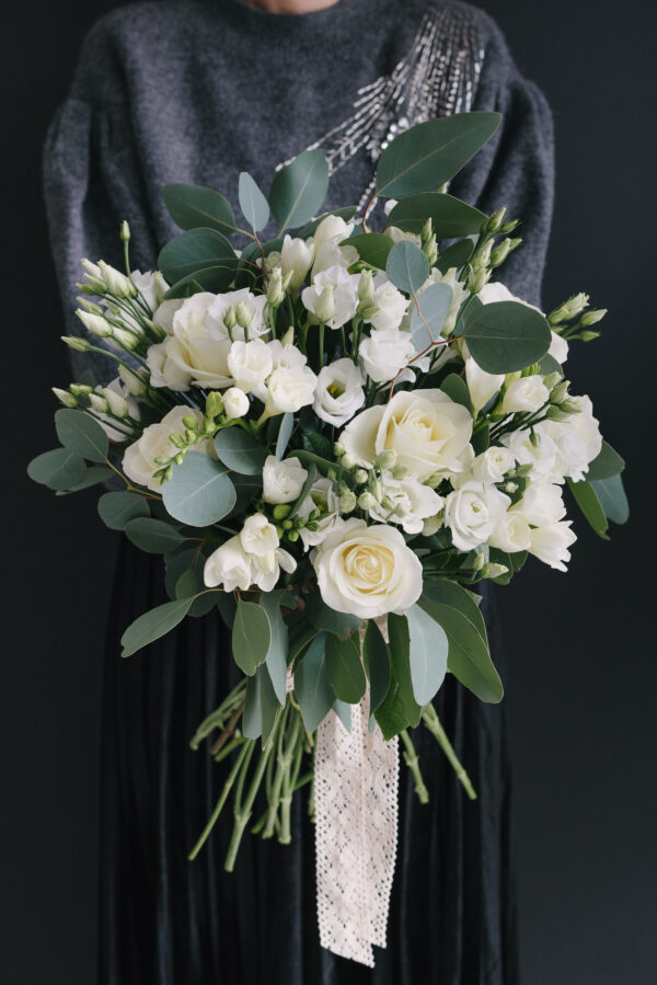 Buchet De Flori Mare Alb
