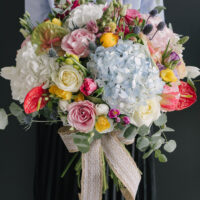 Buchet Urias Cu Flori Colorate-1