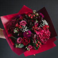 Buchet de flori in culori de toamna