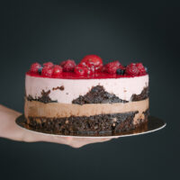 Tort cu fructe de padure cu livrare in Vrancea-2