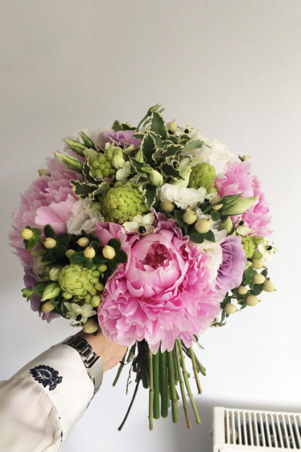 Buchet Din Bujori Roz