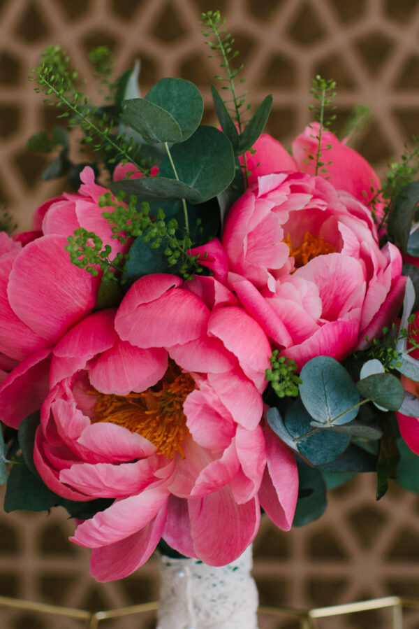 Buchet Mireasa Bujori Somon